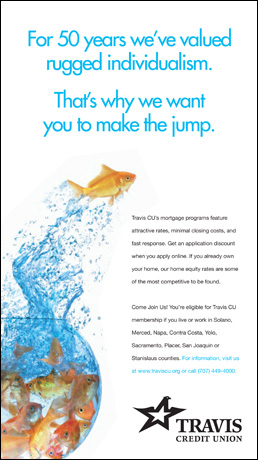 Travis Credit Union New Member Ad
